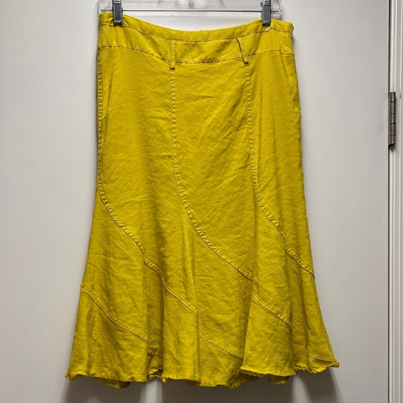 Sherry Taylor Dresses & Skirts - Sherry Taylor Yellow A-Line Women's Skirt Size Medium